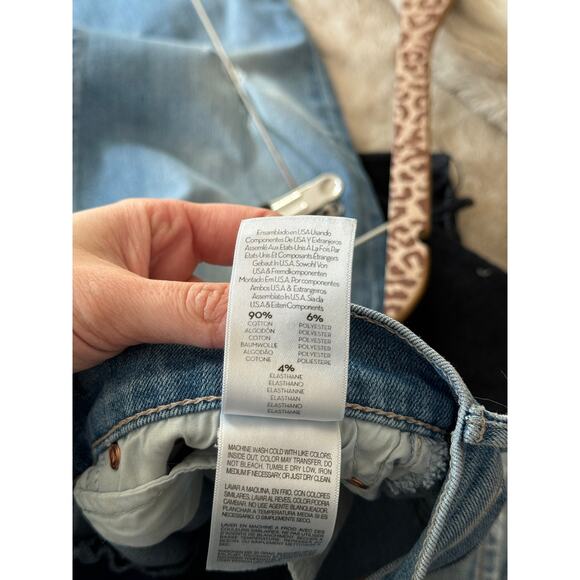 MOTHER Undone Hem Looker Crop Jeans in Cliffhanger Size 25 - Picture 8 of 8